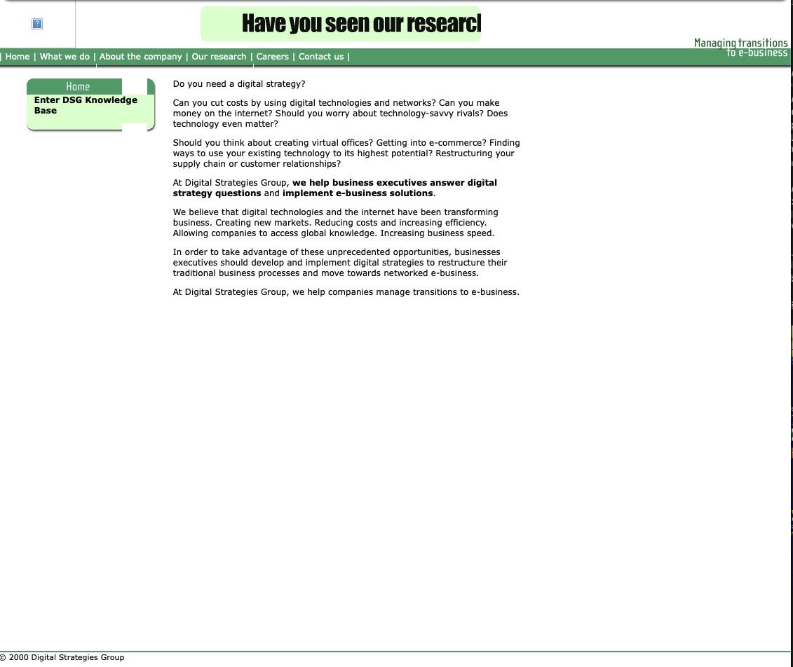 DSG archival website.